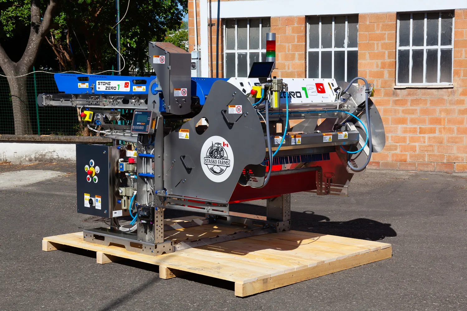AgriPro optical sorter ready for delivery